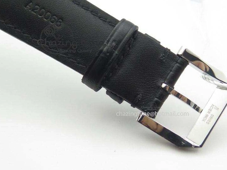 MIROTIME 0324 Portuguese IW545407 Black Dial ZF 1:1 Best Edition On Dark Blue Leather Strap DailyWear 7337